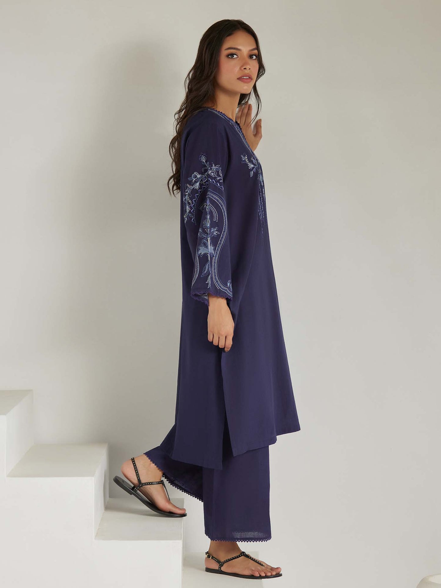 2-Piece Embroidered Set