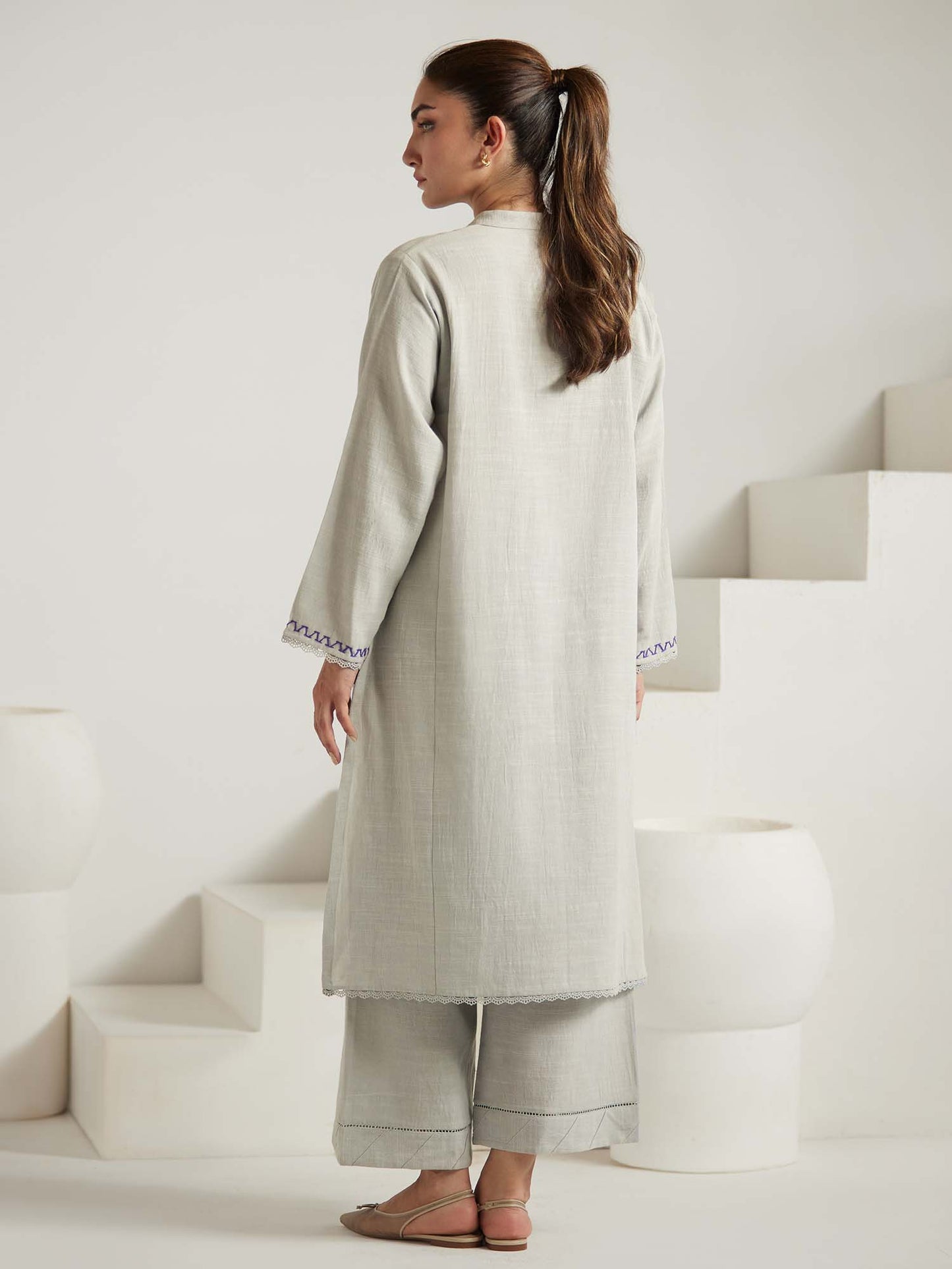 2-Piece Embroidered Set