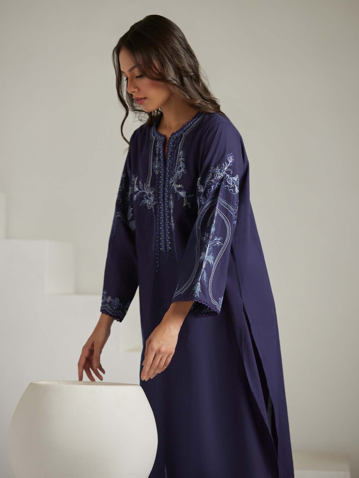 2-Piece Embroidered Set