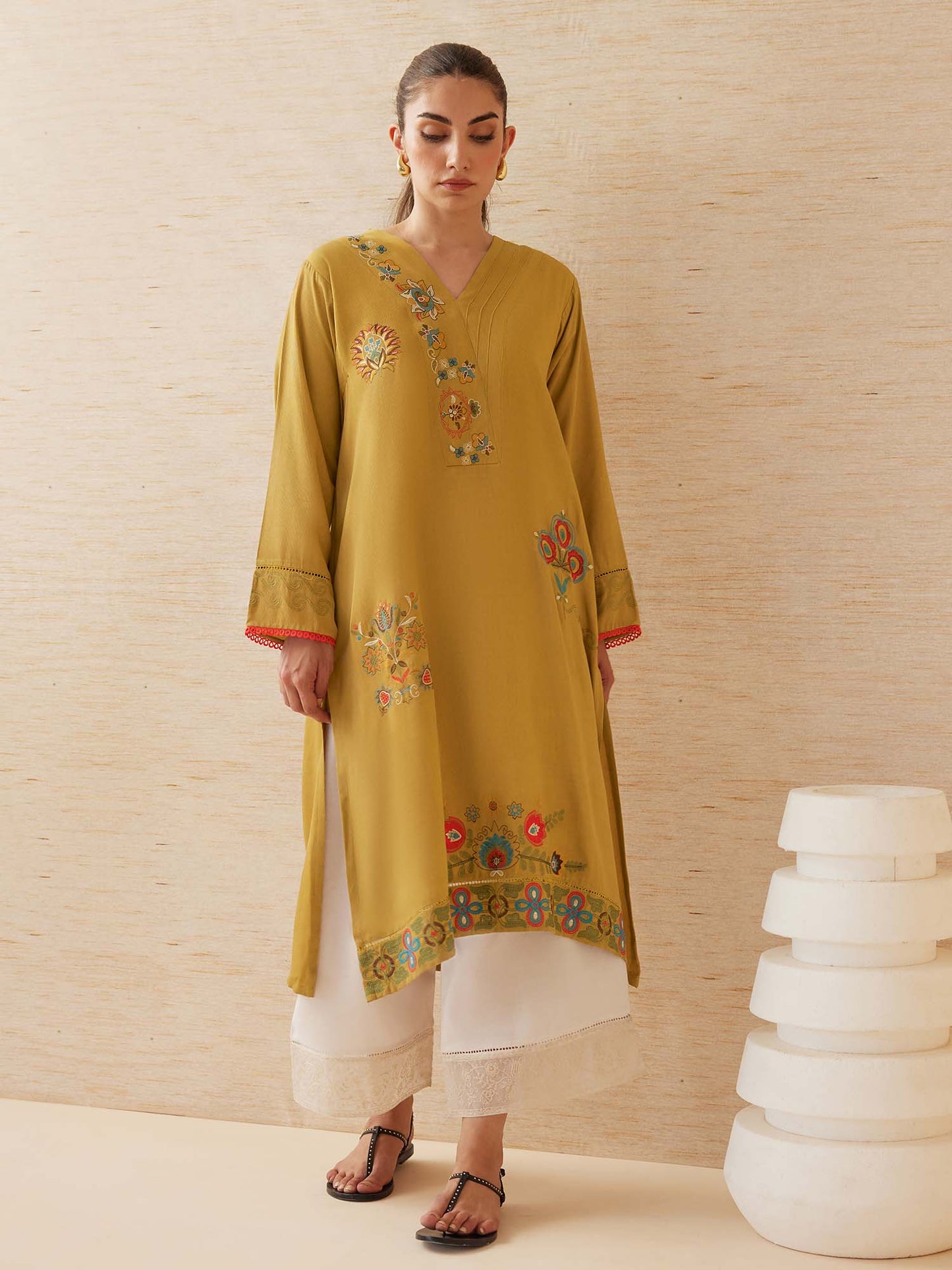 Embroidered Kurta