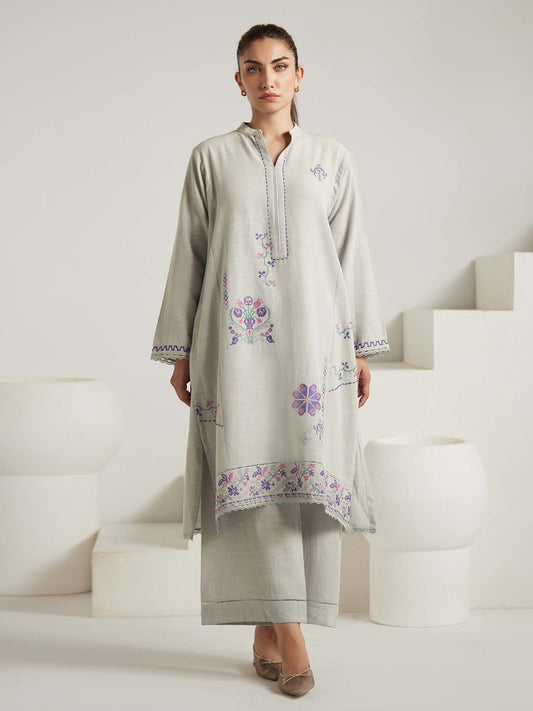 2-Piece Embroidered Set